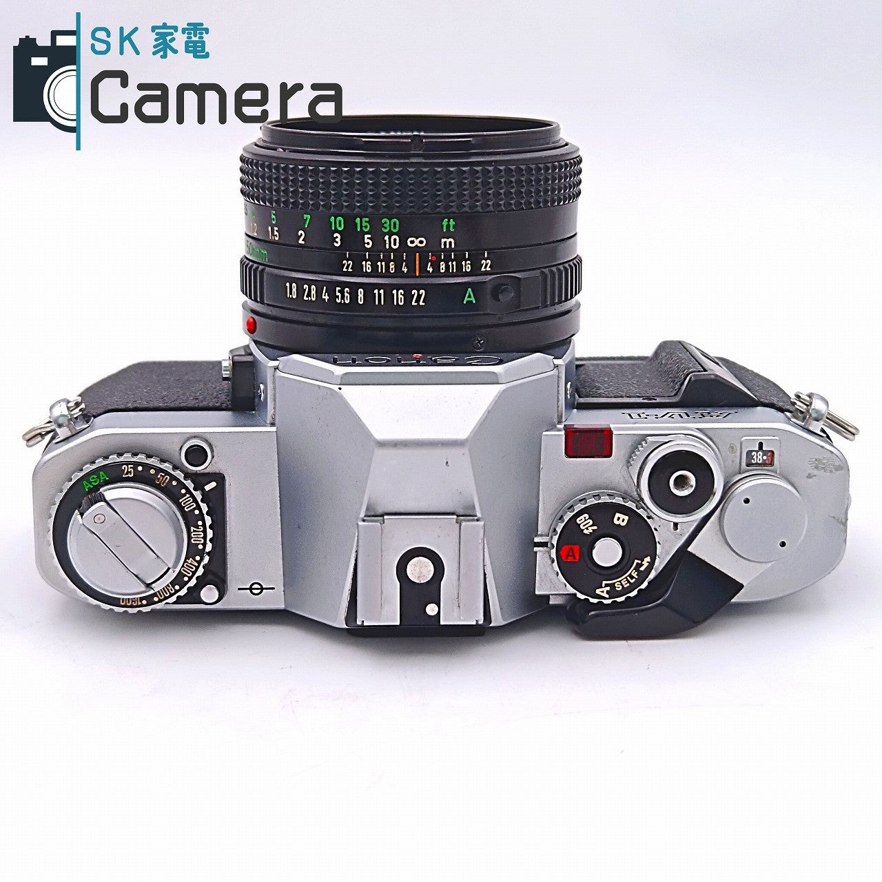 【中古】 Canon AV-1 NEW FD 50ｍｍ F1.8 キャノン 一眼レフフィルムカメラ