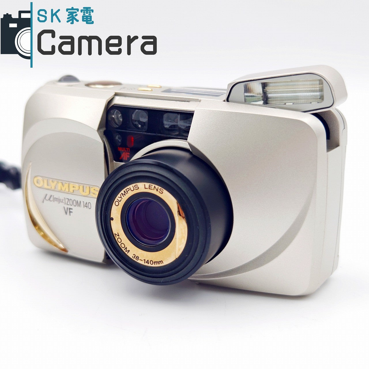 【中古】 OLYMPUS μ [mju:] ZOOM 140 VF 38-140ｍｍ オリンパス ミュー ケース付 美品