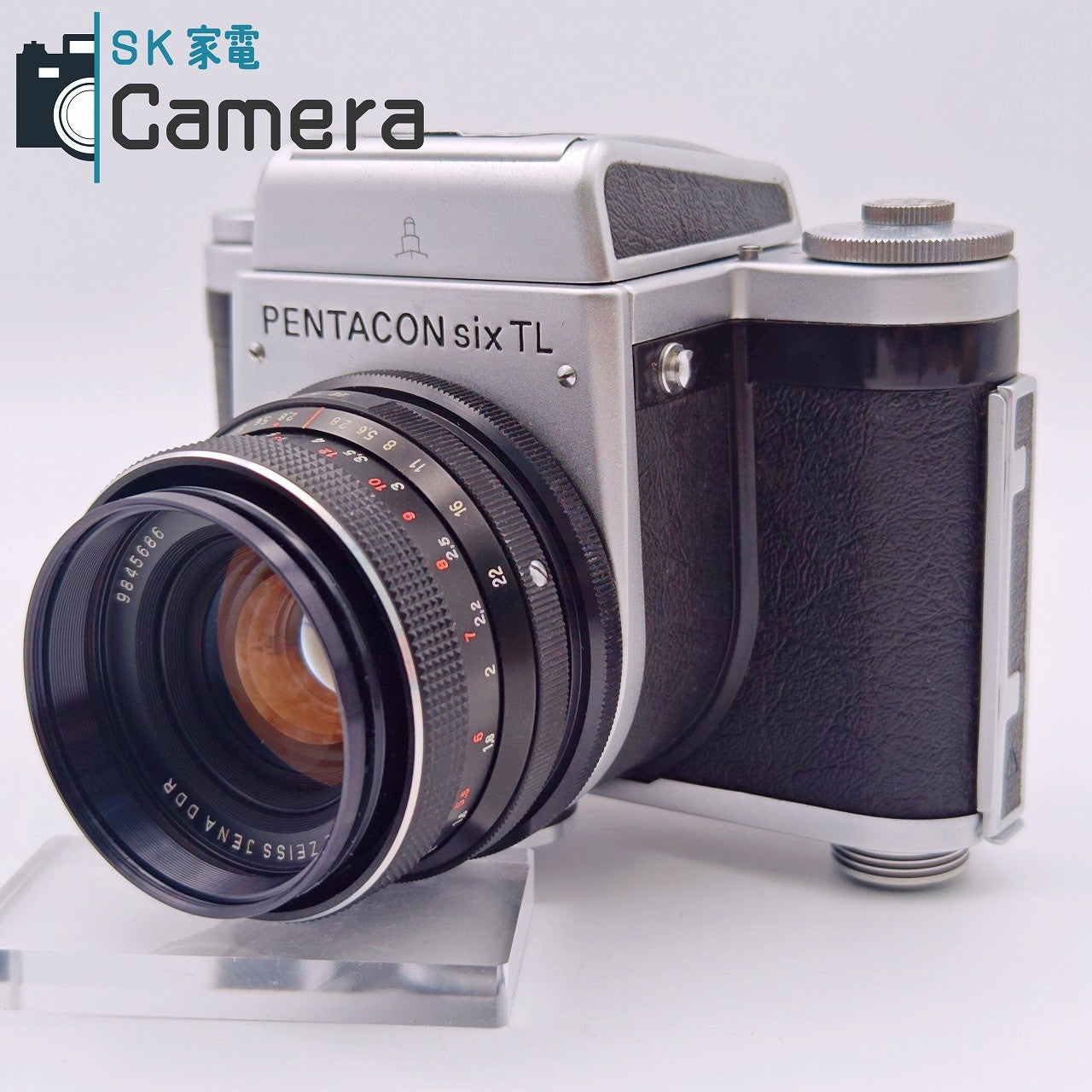 【中古】 PENTACON six TL MC BIOMETAR 80ｍｍ F2.8 Carl Zeiss JENA DDR ペンタコン MADE IN G.D.R. シャッターOK 旧東ドイツ