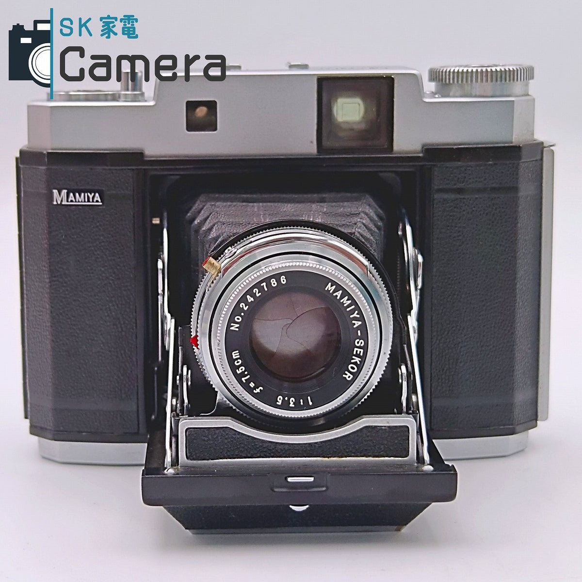 MAMIYA-6 AUTOMATIC MODEL2 SEKOR 7.5cm F3.5 蛇腹カメラ マミヤ オートマット2 元箱付 シリアル一致