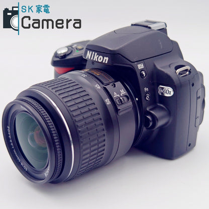 【中古】 NIKON D40X AF-S NIKKOR ED 18-55ｍｍ F3.5-5.6 G II レンズセット ニコン