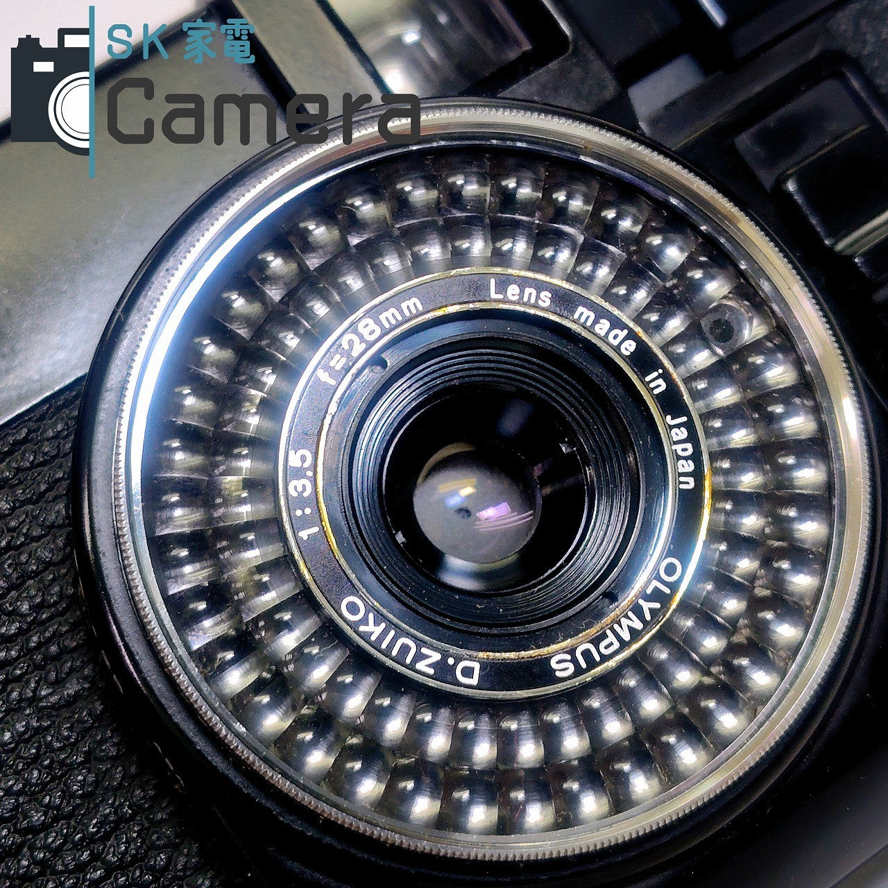 【中古】 OLYMPUS PEN EF D.ZUIKO 28ｍｍ F3.5 オリンパス コンパクトフィルムカメラ 赤ベロOK