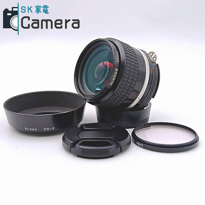 【中古】 Nikon NIKKOR 35ｍｍ F2 Ai-s HN-3 フード付き ニコン