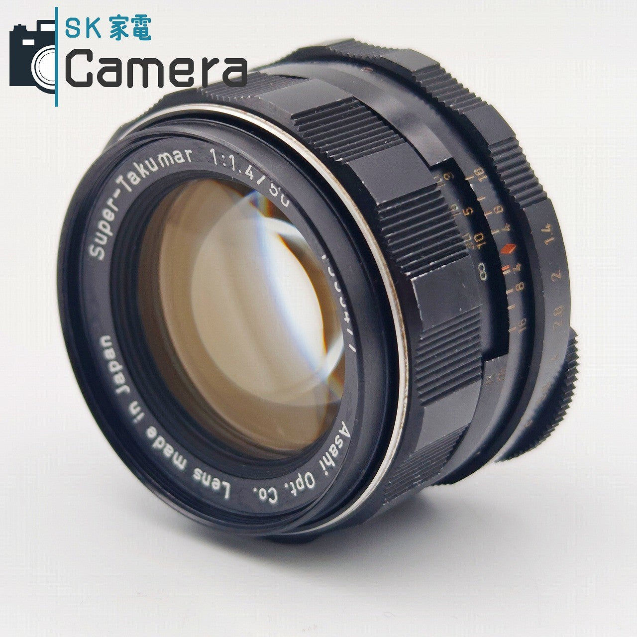 【中古】 PENTAX Super-Takumar 50ｍｍ F1.4 M42 8枚玉 ペンタックス 2026年1月清掃済
