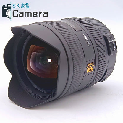 【中古】 SIGMA DC 8-16ｍｍ F4.5-5.6 HSM キャノンEF用 シグマ 美品