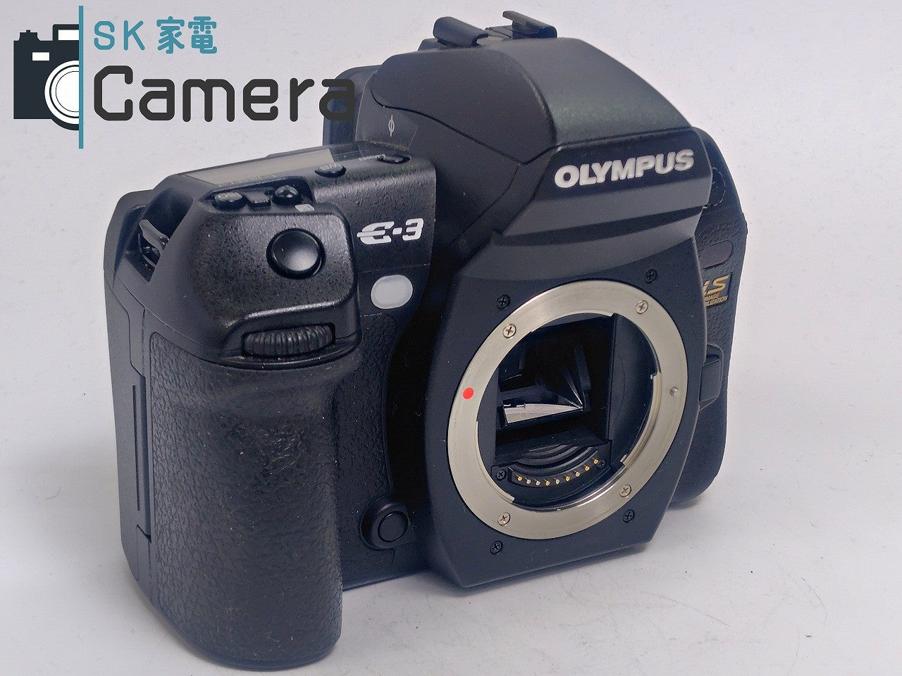 【中古】 OLYMPUS E-3 is ボディ 電池 充電器 ボディキャップ付 ショット数約7100回 オリンパス 良品