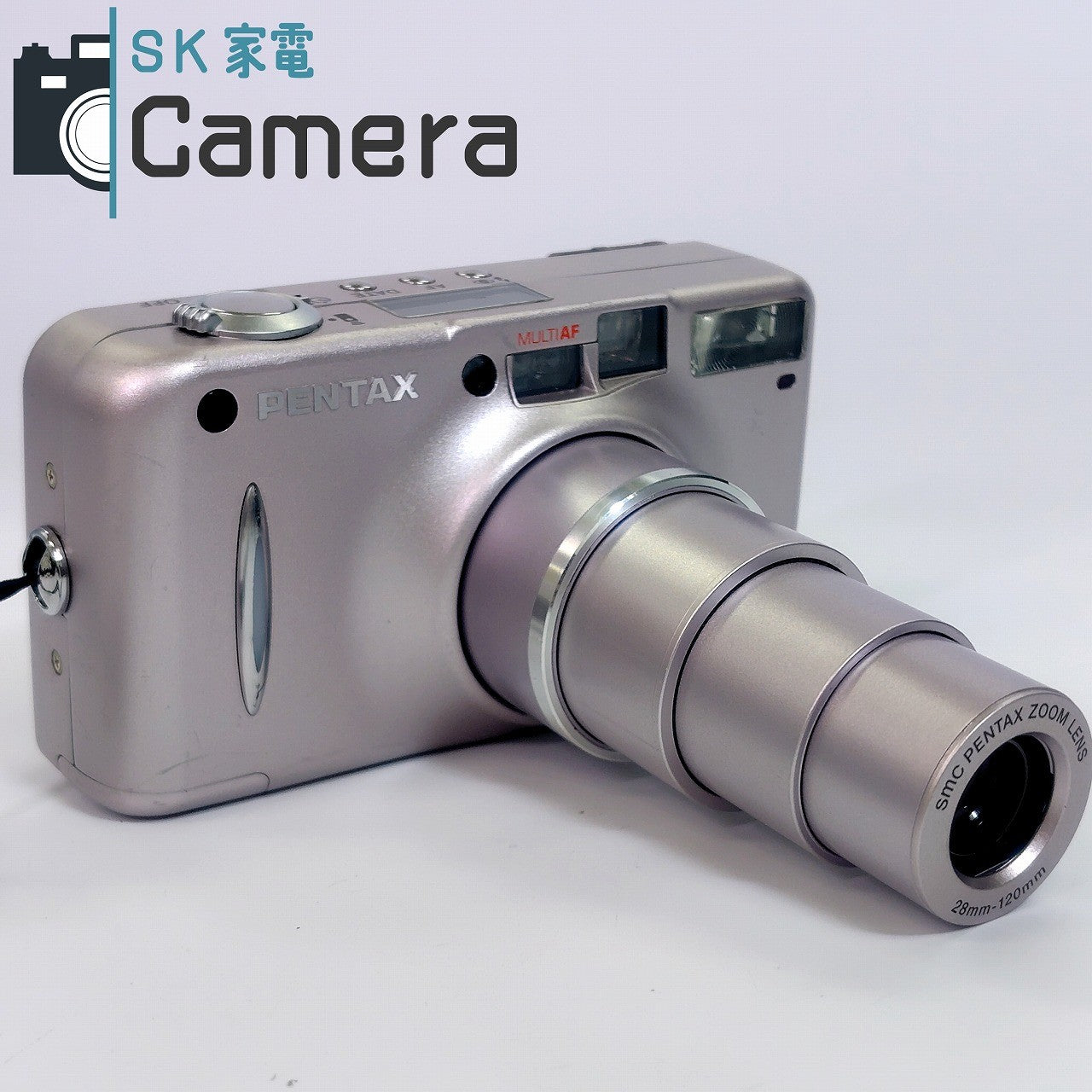 【中古】 PENTAX ESPIO 120 SW II ペンタックス エスピオ ピンク 120SWII テスト用フィルムにて確認済 コンパクトフィルムカメラ