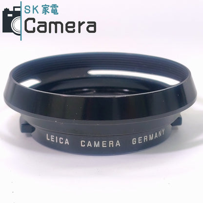 LEICA CAMERA GERMANY 1：1.4/35 1：2/35 12452 レンズフード ライカ 美品 BLACK ブラックペイント