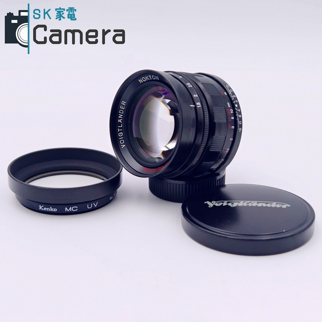 【中古】 Voigtlander NOKTON 50ｍｍ F1.5 ASPHERICAL L39 フォクトレンダー ノクトン フード付き 美品