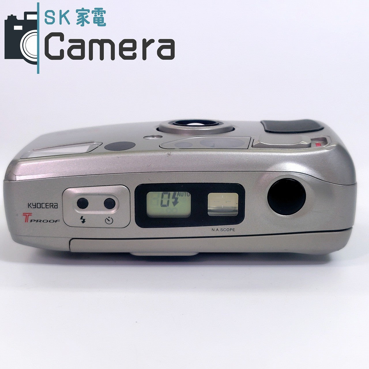 【中古】 KYOCERA TPROOF Tessar 35ｍｍ F3.5 T＊ コンパクトフィルムカメラ テスト用フィルムにて確認済 京セラ ティープルーフ T PROOF