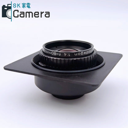 【中古】 HORSEMAN View Camera Converter RODENSTOCK Rodagon 80ｍｍ F4 ホースマン ロダゴン マウント部 キャノンEF 付 美品