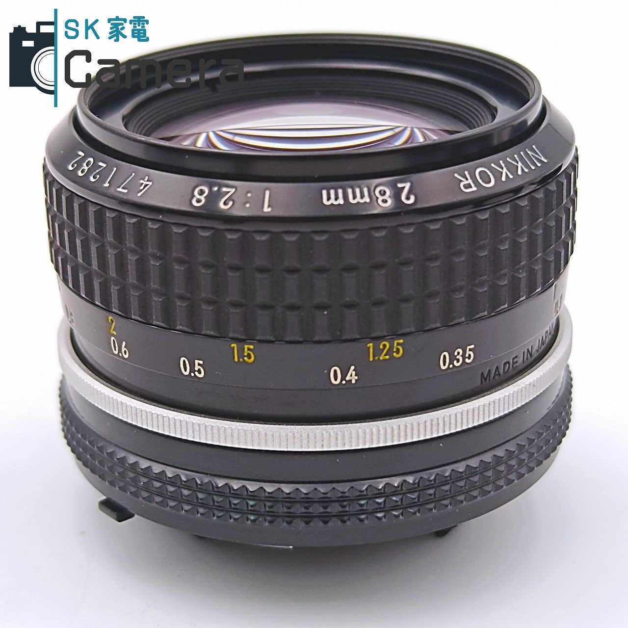【中古】 Nikon Nikkor 28ｍｍ F2.8 Ai HN-2 L1Bc フード フィルター 付 ニコン