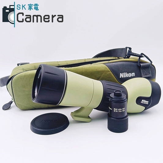 【中古】 Nikon FIELDSCOPE D＝60 P III型 60X WF 70X WF 接眼レンズ付き ニコン フィールドスコープ