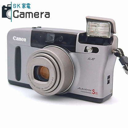 Canon Autoboy SII PANORAMA Ai-AF 38-135ｍｍ F3.6-8.9 キャノン オートボーイ ケース付 コンパクトフィルムカメラ