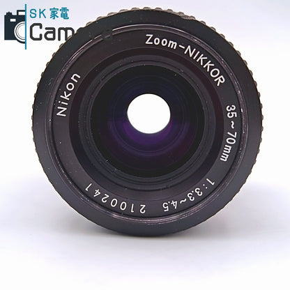Nikon Zoom-NIKKOR 35-70ｍｍ F3.3-4.5 Ai-s ニコン キャップ付き