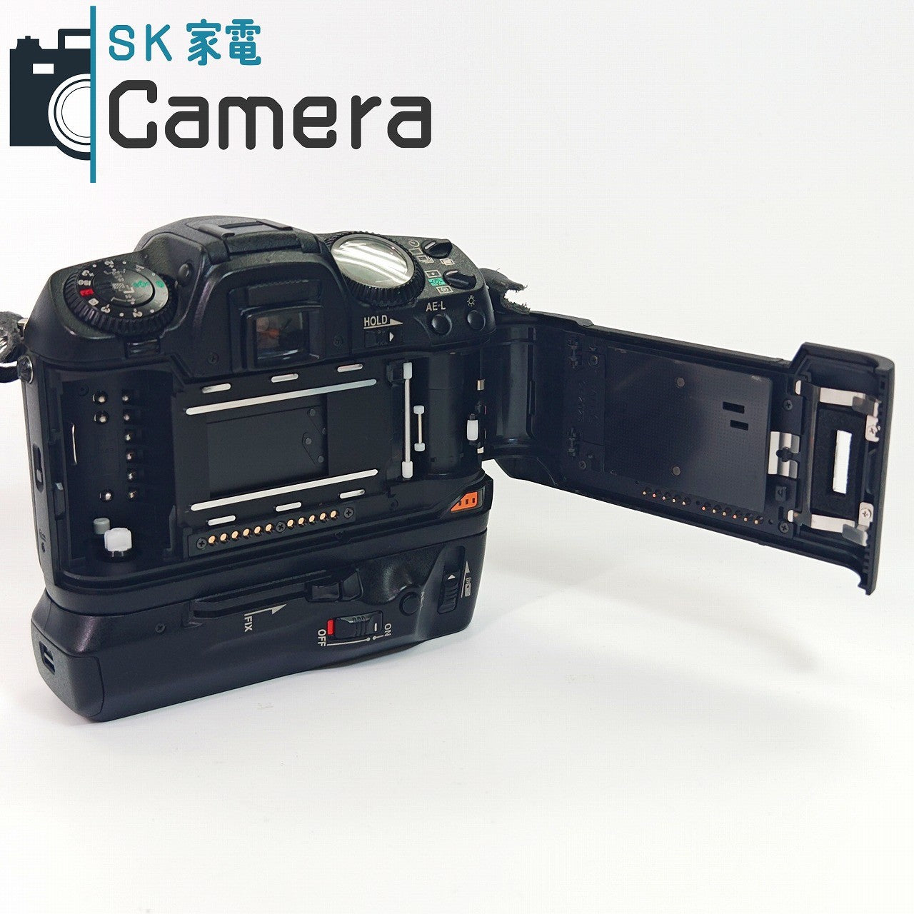 【中古】 PENTAX MZ-S ボディ + BATTERY GRIP BG-10 付 ペンタックス テスト用フィルムで確認済