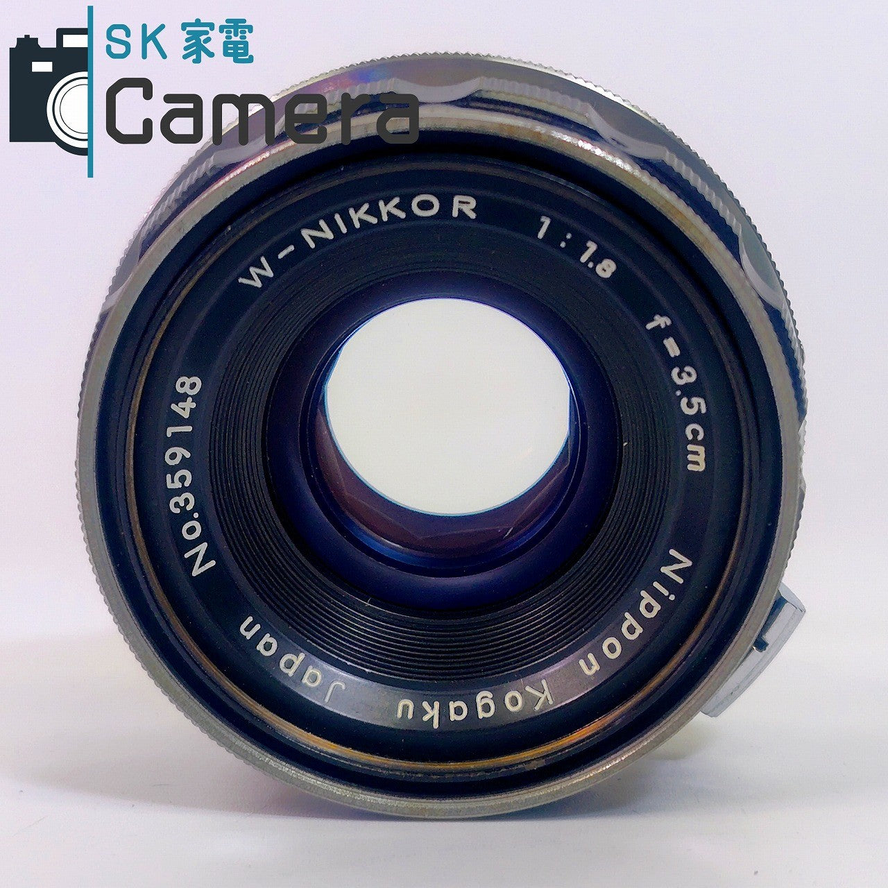 【中古】 NIKON W-NIKKOR 3.5cm F1.8 Nippon Kogaku Sマウント 2025年11月清掃済 ニコン 実用