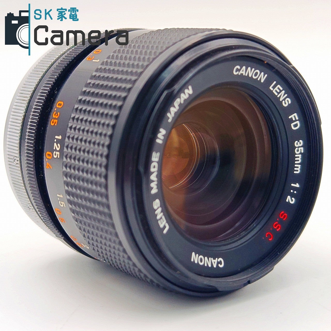 【中古】 Canon FD 35ｍｍ F2 S.S.C. 〇マーク キャノン キャップ付き