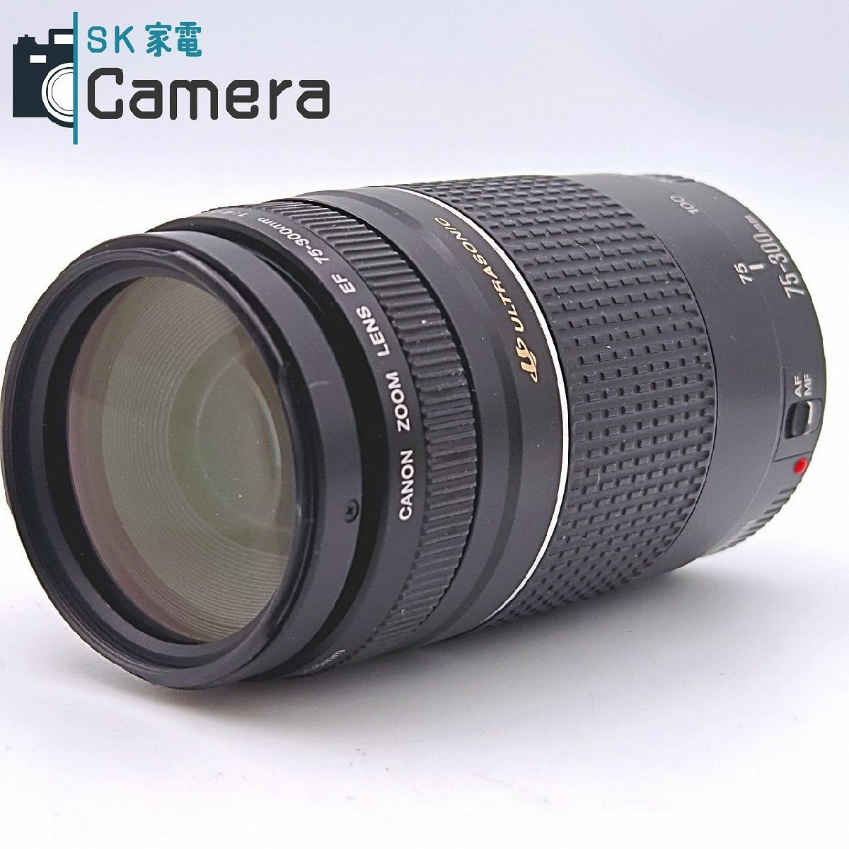 Canon EF 75-300ｍｍ F4-5.6 III USM キャノン キャップ付