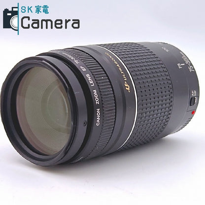 Canon EF 75-300ｍｍ F4-5.6 III USM キャノン キャップ付