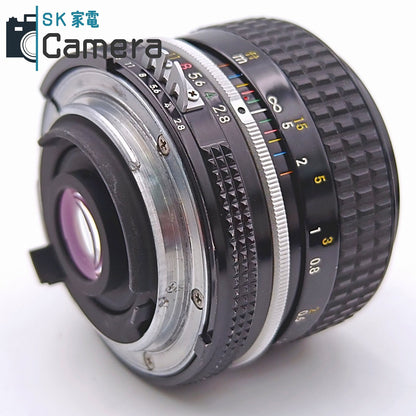 【中古】 Nikon Nikkor 35ｍｍ F2.8 Ai HN-3 L1Bc フード フィルター 付 ニコン