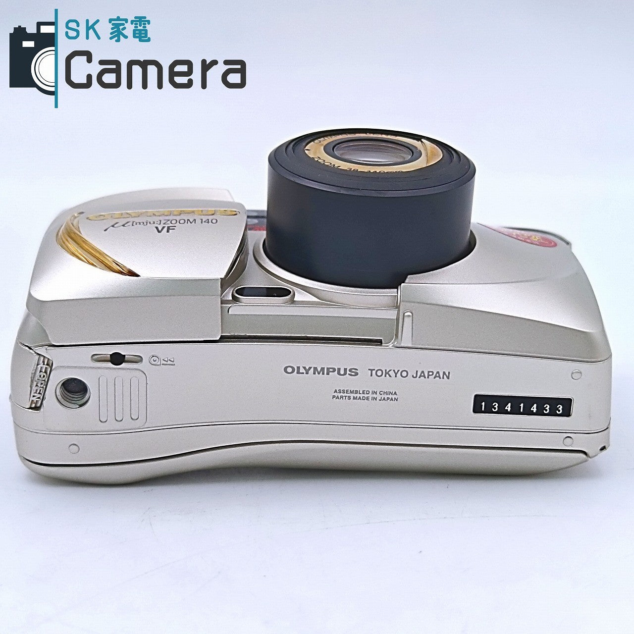 【中古】 OLYMPUS μ [mju:] ZOOM 140 VF 38-140ｍｍ オリンパス ミュー テスト用フィルムにて確認済 コンパクトフィルム 美品