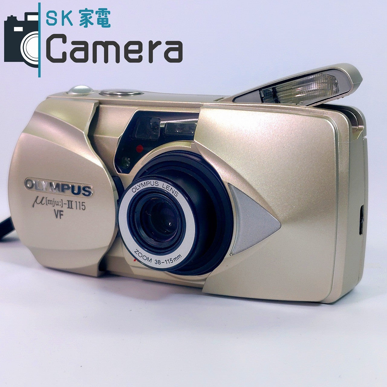 【中古】 OLYMPUS μ [mju:] - II 115 VF オリンパス ミュー コンパクトフィルムカメラ 美品 μ Ⅱ