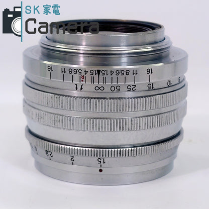 Canon LENS 50ｍｍ F1.5 L39 キャノン 2025年9月清掃済 Lマウント