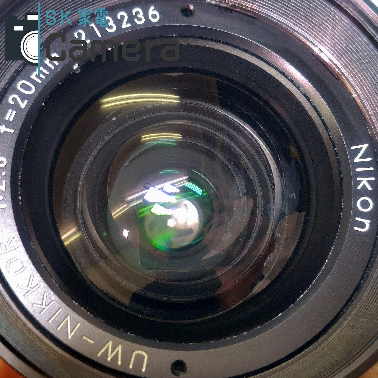 Nikon UW-NIKKOR 20mm F2.8 for Nikonos with viewfinder and 28mm