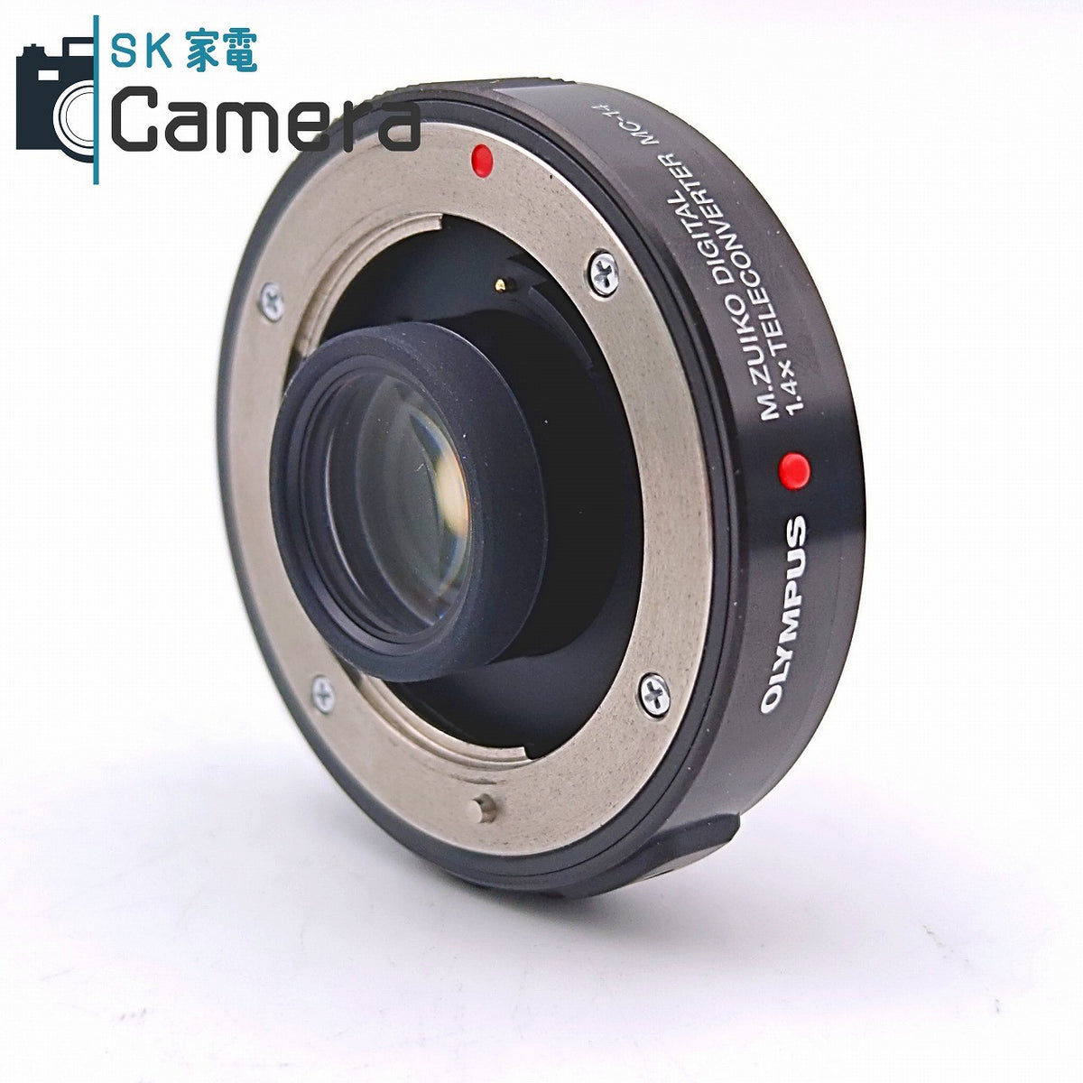 【中古】 OLYMPUS M.ZUIKO DIGITAL 1.4ｘ TELECONVERTER MC-14 オリンパス テレコンバーター キャップ 巾着付 良