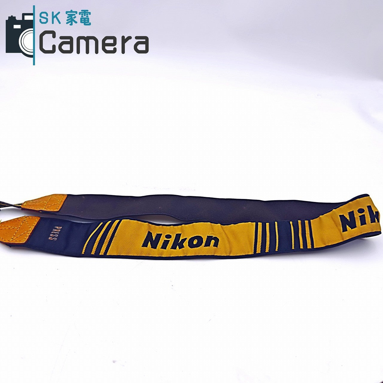 【中古】 Nikon PRESS ストラップ ニコン 報道 希少 STRAP 黄色
