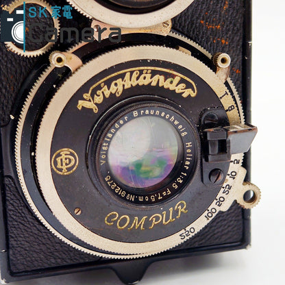 【中古】 Voigtlander SUPERB Heliar 7.5cm F3.5 フォクトレンダー スパーブ ヘリアー 二眼レフカメラ