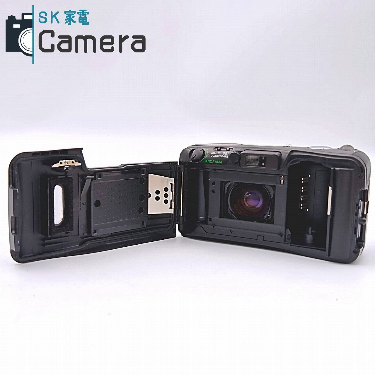 【中古】 OLYMPUS μ [mju:] - ZOOM 105 38-105ｍｍ オリンパス ミュー コンパクトフィルムカメラ ブラック