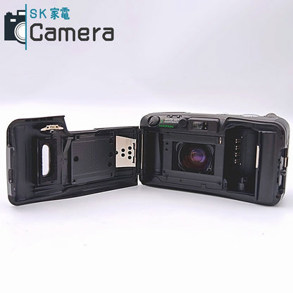 【中古】 OLYMPUS μ [mju:] - ZOOM 105 38-105ｍｍ オリンパス ミュー コンパクトフィルムカメラ ブラック