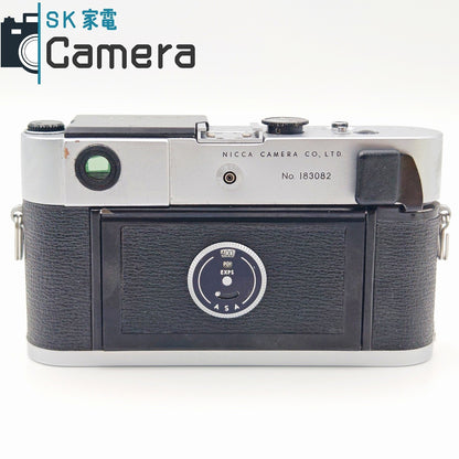 【中古】 NICCA IIIL NIKKOR-H 5cm F2 L39 2025年12月オーバーホール済 ニッカ 3L レンジファインダー 30日保証