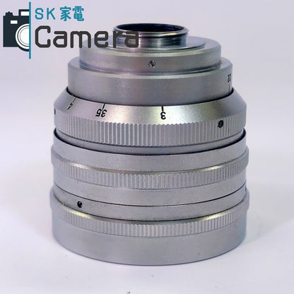 【中古】 ZUNOW-ELMO Cine 38ｍｍ F1.1 ズノー エルモ シネレンズ Dマウント