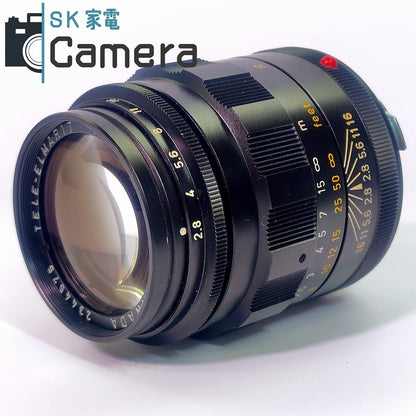 LEICA LEITZ CANDA TELE-ELMARIT 90ｍｍ F2.8 前期 1：4.5/135 1：4/135 1：2.8/90 1：4/90 12575 IUFOO 付 ライカ テレ エルマリート