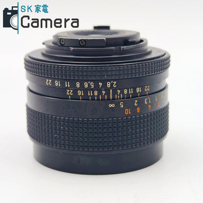 【中古】 CONTAX Distagon 35ｍｍ F2.8 T＊ AEJ コンタックス Carl Zeiss キャップ付 ディスタゴン