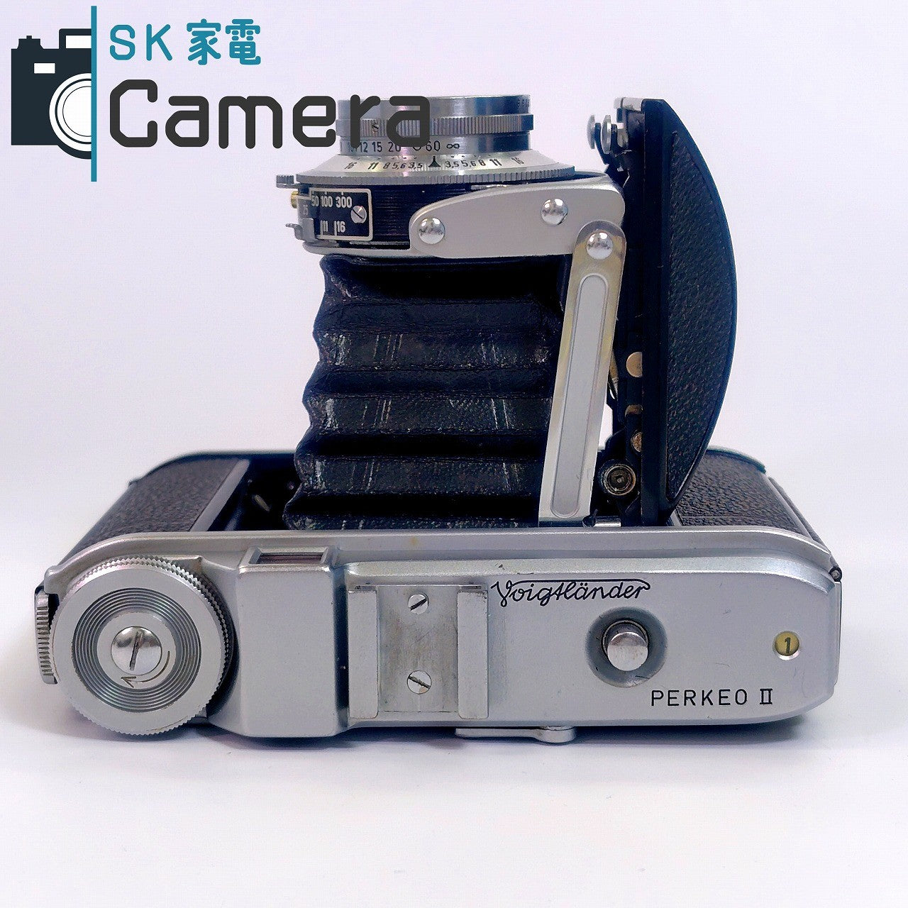 【中古】 Voigtlander PERKEO II COLOR-SKOPAR 80ｍｍ F3.5 フォクトレンダー ペルケオ Ⅱ 蛇腹カメラ