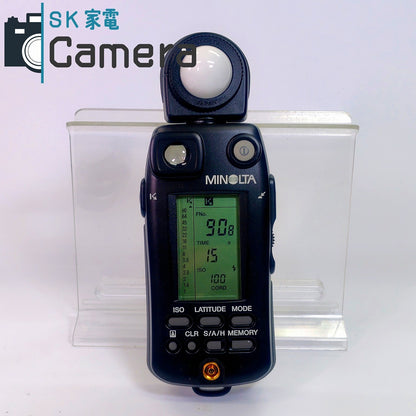 【中古】 MINOLTA FLASH METER Ⅵ ミノルタ フラッシュメーター 6 ケース付 美品