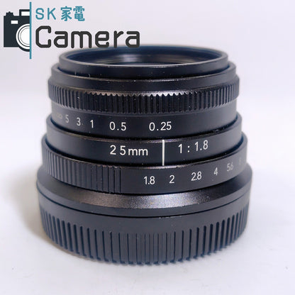 七工匠 7Artisans 25mm F1.8 ブラック マイクロフォーサーズ