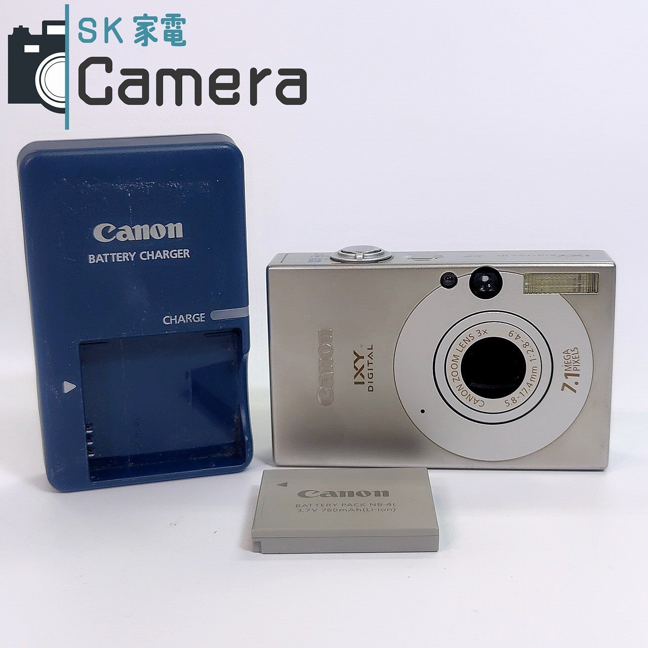 【中古】 Canon IXY DIGITAL 10 コンパクトデジタルカメラ キャノン イクシー PC1228 電池 充電器付 DIGITAL10 センサーゴミ有り