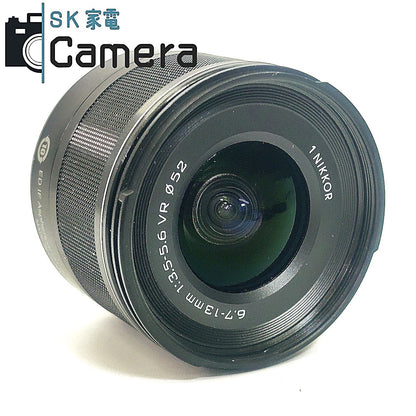 【中古】 Nikon 1NIKKOR 6.7-13ｍｍ F3.5-5.6 VR キャップ フィルター 付 ニコン