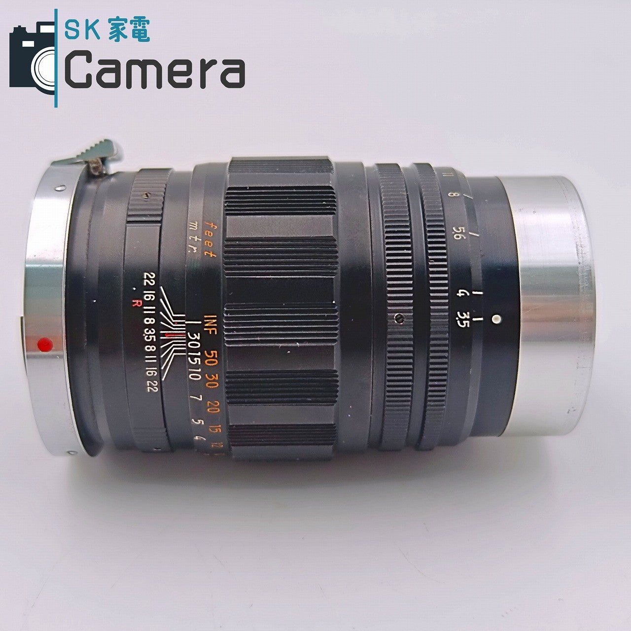【中古】 Snkyo Koki Tokyo KOMURA 135mm F3.5 Sマウント 三協光機 コムラ キャップ付