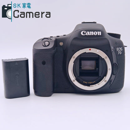 【中古】 Canon EOS 7D ショット数約800回 デジタル一眼レフ キャノン 電池 充電器 付 7 D 美品
