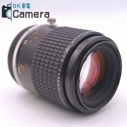 【中古】 Nikon Micro-NIKKOR 105ｍｍ F2.8 Ai-s フード付 2026年7月レンズ内清掃済み ヘリコイド修理済 ニコン