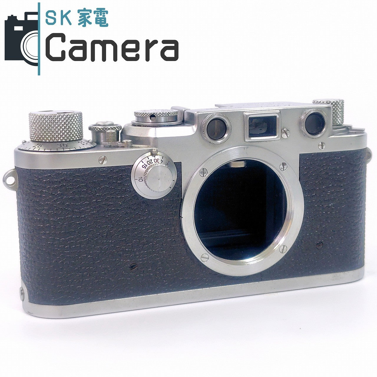 【中古】 Leica IIIF 平爪 レンジファインダー 2025年10月修理済 30日保証 ライカ Ⅲ F