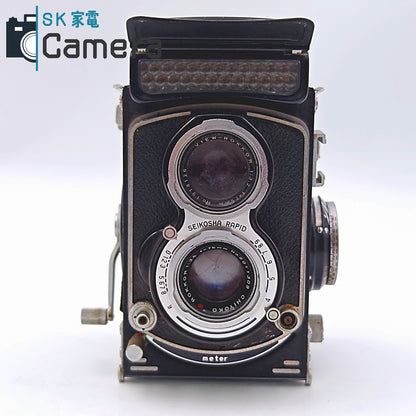 【中古】 MINOLTA AUTOCORD L型 ROKKOR 75ｍｍ F3.5 CHIYODA KOGAKU ミノルタ オートコード