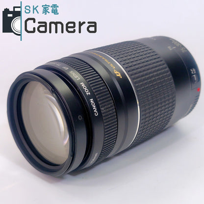 【中古】 Canon EF 75-300ｍｍ F4-5.6 III USM キャノン キャップ 付   #21