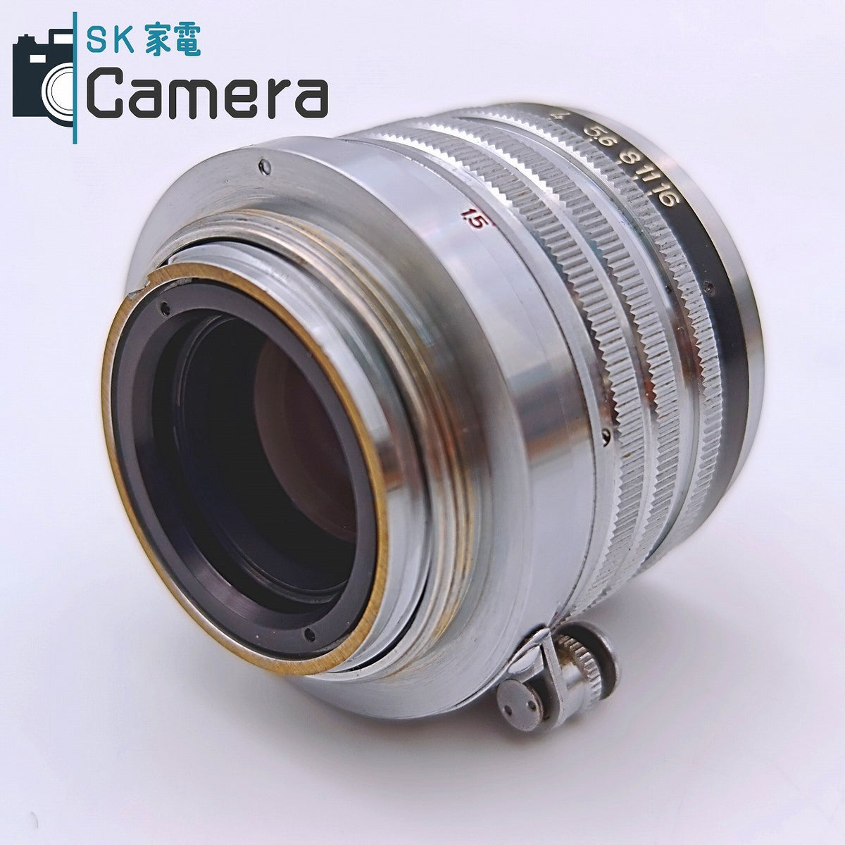 【中古】 NICCA 3-F Nippon Kogaku NIKKOR-H・C 5cm F2 黒帯 箱 シリアル一致 説明書 フード カラーフィルター付 ニッカ ニコン